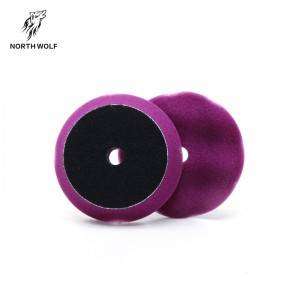 3″ Purple medium cut  pad（waffle ）