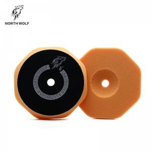 5″ Orange polishing pad  ( Octagonal )