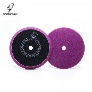 5″ Purple medium cut foam pad