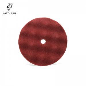 6″Maroon light cut pad（waffle ）