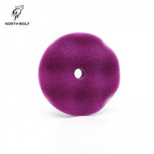 3″ Purple medium cut  pad（waffle ）