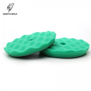 6″Green heavy cut pad （waffle）