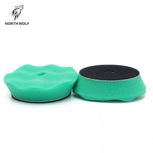 3″Green heavy cut pad (waffle)