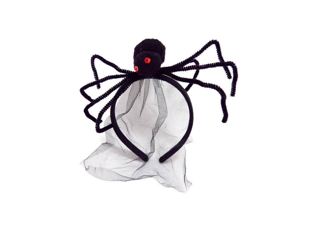 Halloween hair loop in spider