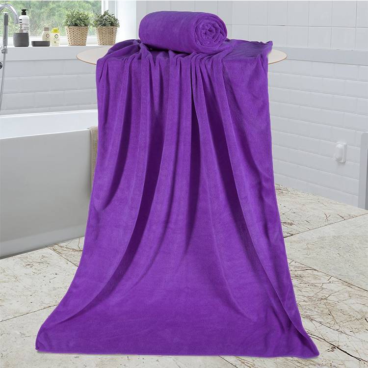 Pakistan large Square Beach Towel With Logo Hotel Bathroom purple bath towels
