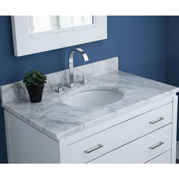 Factory made hot-sale Crystal Grey Quartz Stone - natural marble vanity top – Montary