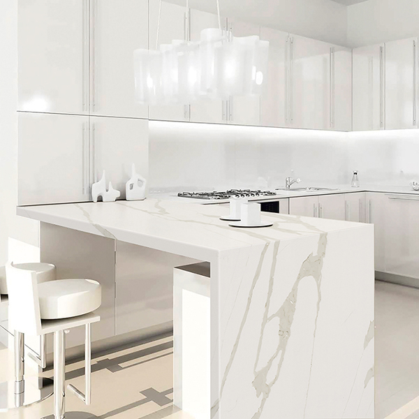 Factory wholesale Artificial Stone Block Edging - quartz kitchen countertop – Montary