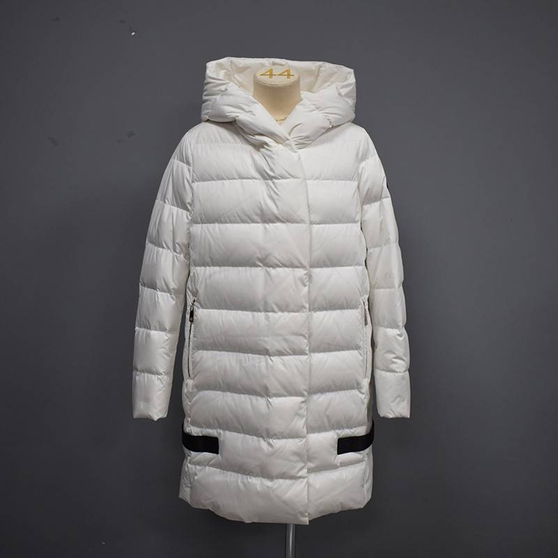 Autumn/winter new style women’s mid-length hooded casual down jacket, cotton jacket 015