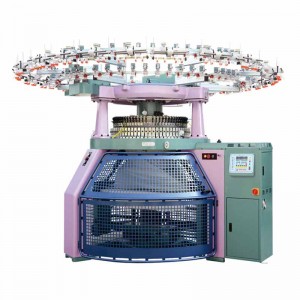 Electronic Jacquard Double Jersey 2 Way System -  Rib Circular Knitting Machine – Morton