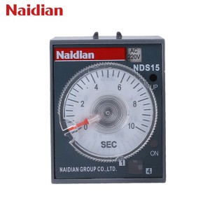 Naidian 8-pin de bază electrice ST3P AC Super Releu cu temporizator Releu multi-gamă ST3P NDS15