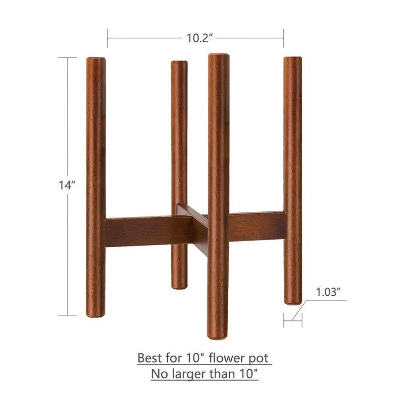 Cheap PriceList for Wooden Stand For Plant - Pine Wood Plant Stand Indoor Outdoor Multi Layer Flower Shelf Rack Holder in Garden giardino scaffale piante – AJ UNION detail pictures