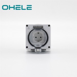 Threaded Pipe Recessed Wall Outlet - 1 Gang German(EU) Socket – Ohom