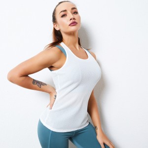2021 Wholesale Custom Gym Sport Workout Yoga Fitness Vest Tank Top Women