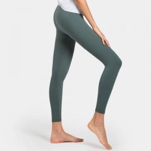 Customized workout running fitness elastic High waist Woman yoga pants leggings