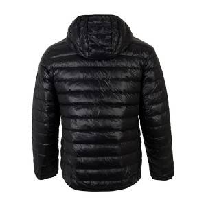 Packable Down Jacket White Duck Feather Hood Jacket Down