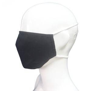 Custom 3 layer nose bridge knitted cloth face mask