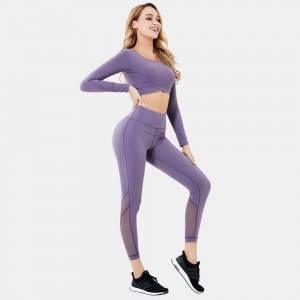 Women custom private label active wear casual sport suit girls yoga sets