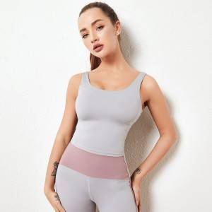 Custom workout Wear Sports Vest Padded Insert Women Blank gym Tank Top