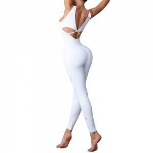 Custom One Piece Sexy Butt Lifter Bodycon Jumpsuits For Women Yoga 2021