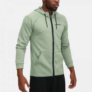 Custom Men’s Hoody Plain Zip Up Hoodies Fitness Sports Sweatshirts Hoodie