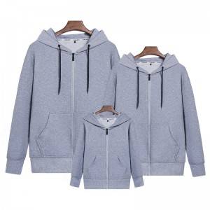 Custom front zip hoodies men women kids OEM logo brands high quality casual hoody