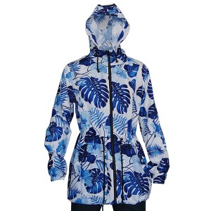 Wholesale high quality long windbreaker jacket for woman