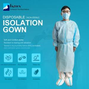 Renewable Design for Sms Nonwoven Gowns - Disposable Isolation Gowns (Non-Sterile) – Pantex