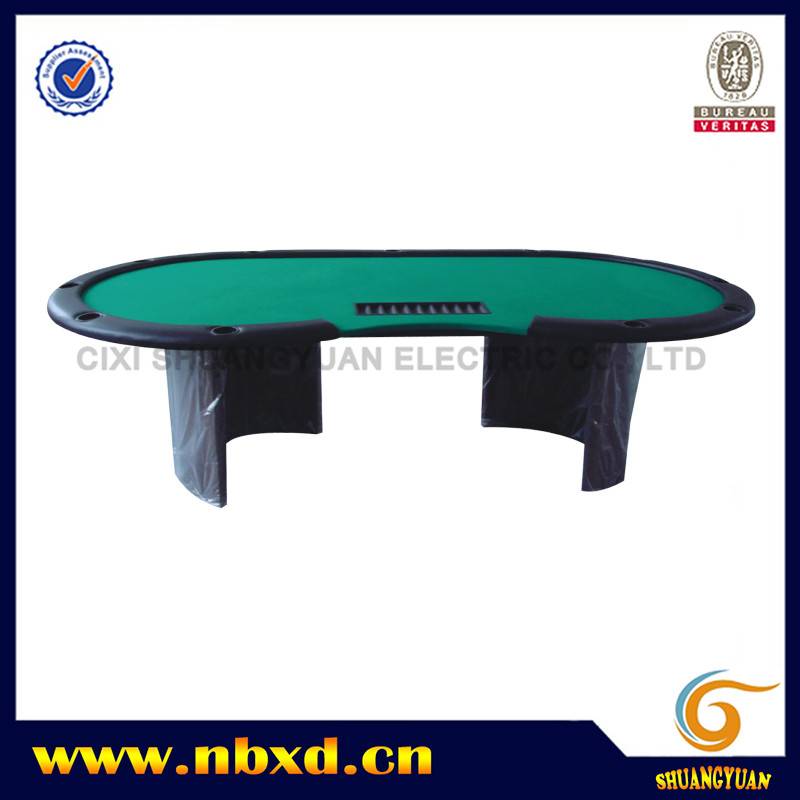 SY-T18 Large poker table with wooden leg Model Number