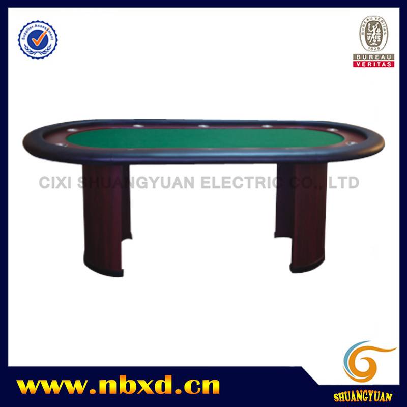 SY-T13 84 inch Baccarat poker table with wooden leg Model Number Featured Image