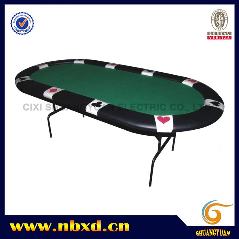 SY-T07 84 inch poker table with iron leg