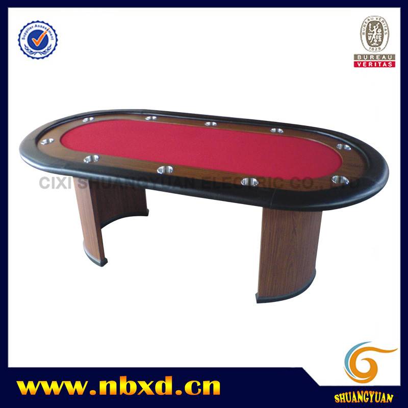 100% Original Table Poker - SY-T02 84 inch Blackjack poker table with wooden leg – Shuangyuan