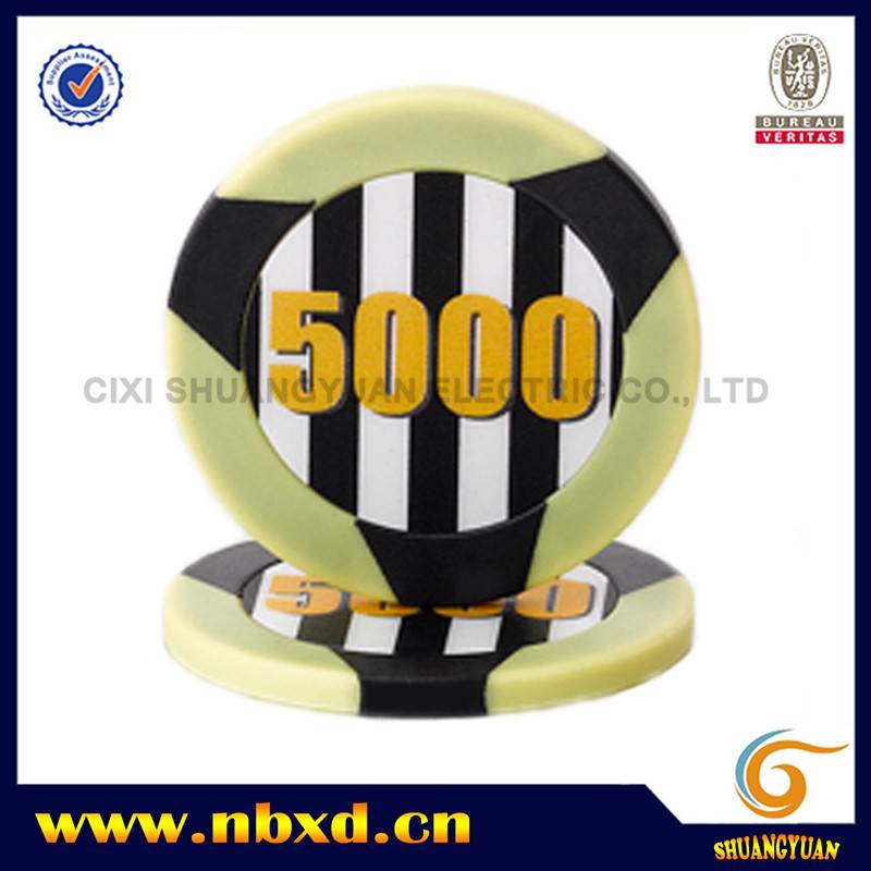SY-D29 11.5g Triangle Poker Chip With Custom Sticker