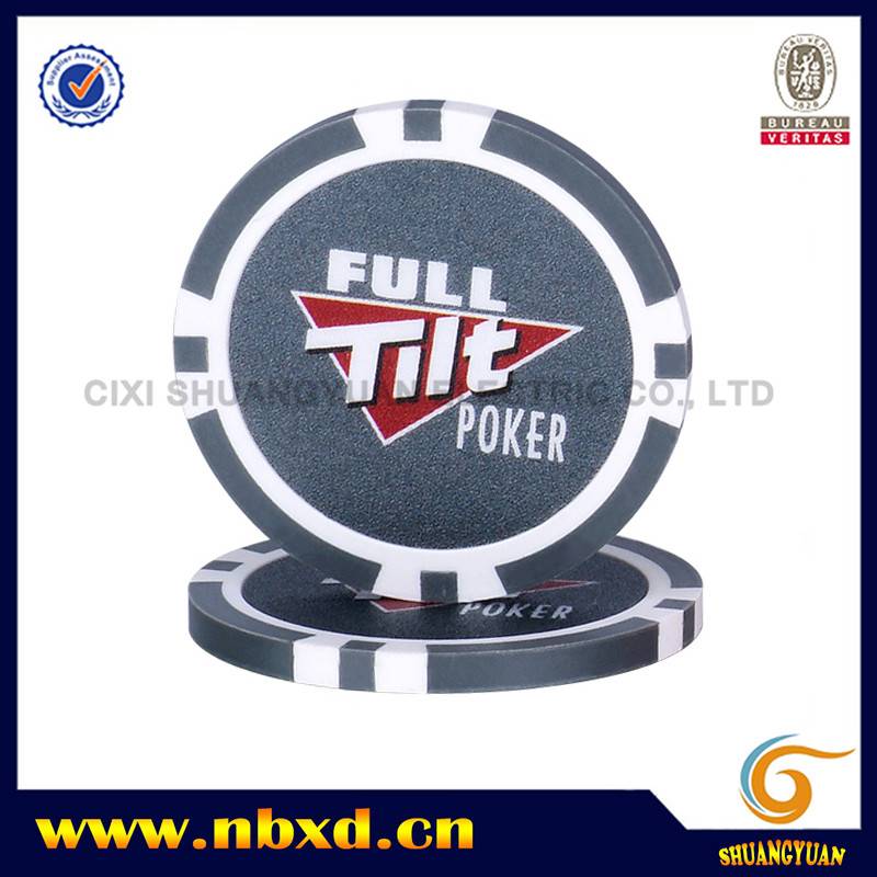 SY-D17B 11.5g 8-Stripe Poker Chip With Custom Sticker