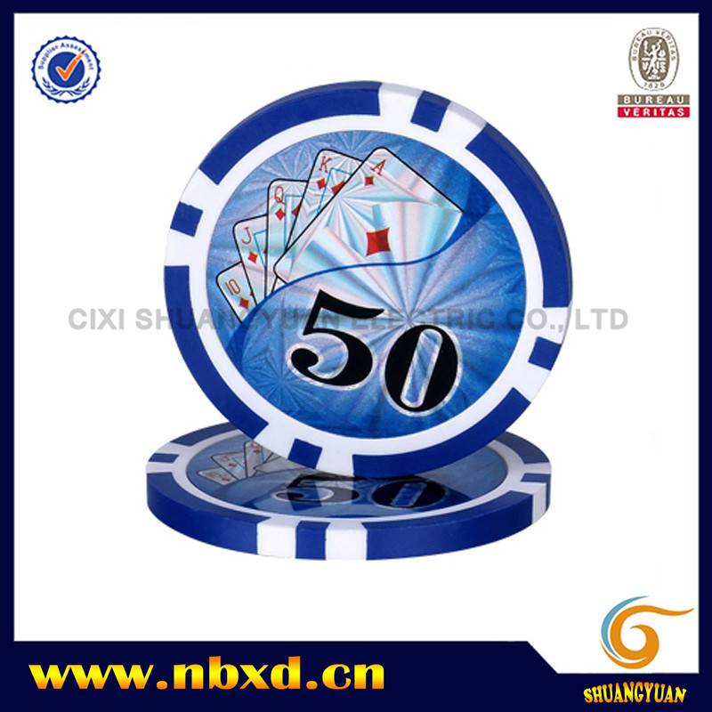 SY-D17A 11.5g 8-Stripe Yin Yang Poker Chip