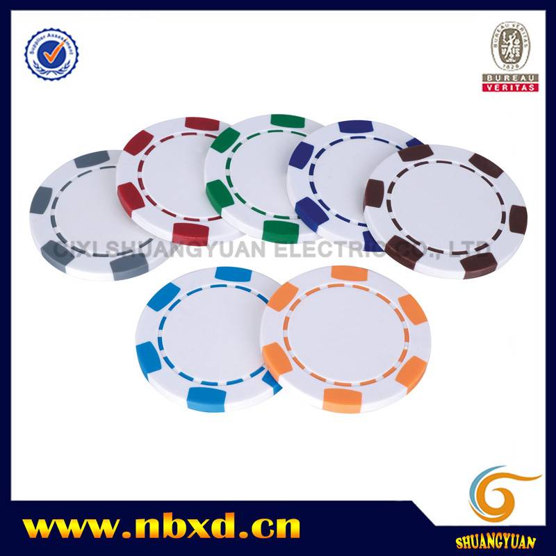 SY-D11 11.5g 6-Spot Blank Poker Chip for Custom Printing