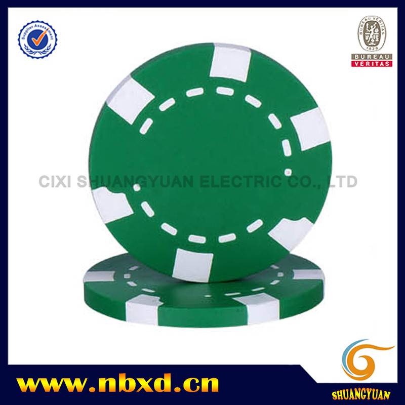 SY-D07 11.5g 6-Spot Plain Poker Chip for Custom Printing