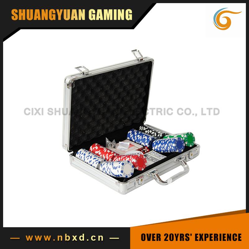SY-S11 200pcs Poker Chip Set With Aluminum Case