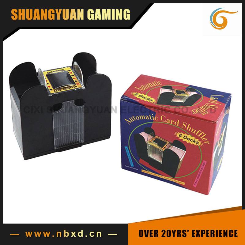OEM/ODM Supplier Suited Poker Chip - SY-Q06 6 decks of Automatic Card Shuffler Machine – Shuangyuan