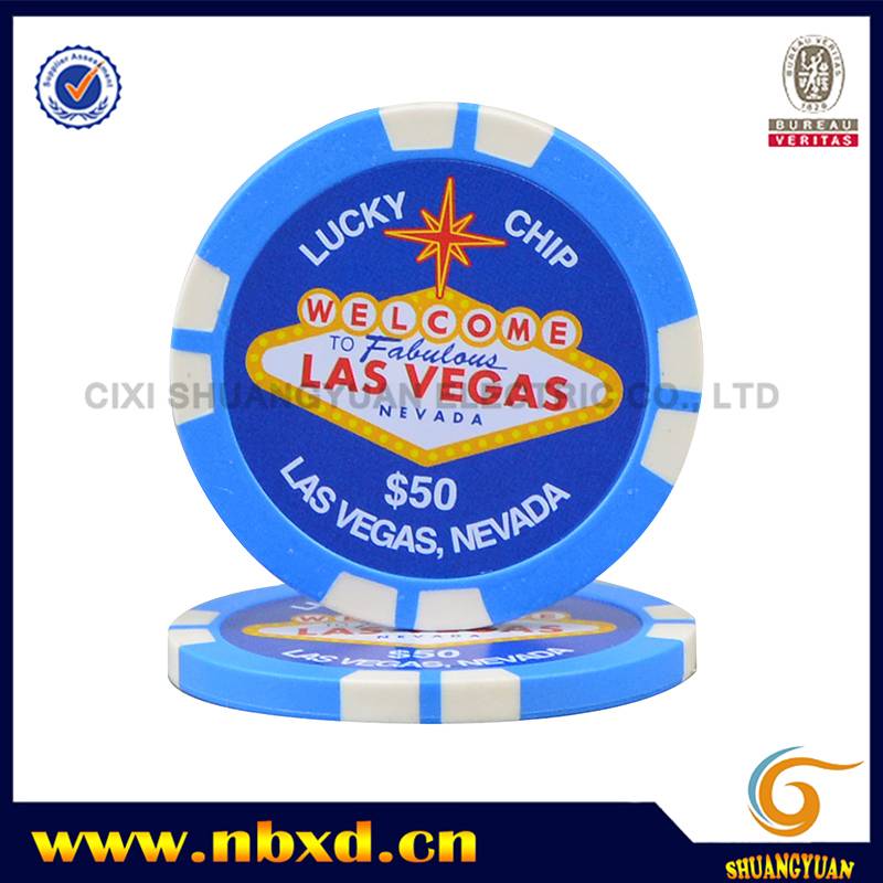 SY-D43 12g Magnet Poker Chip With Custom Sticker