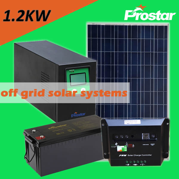 Prostar 1200w off grid photovoltaic systems