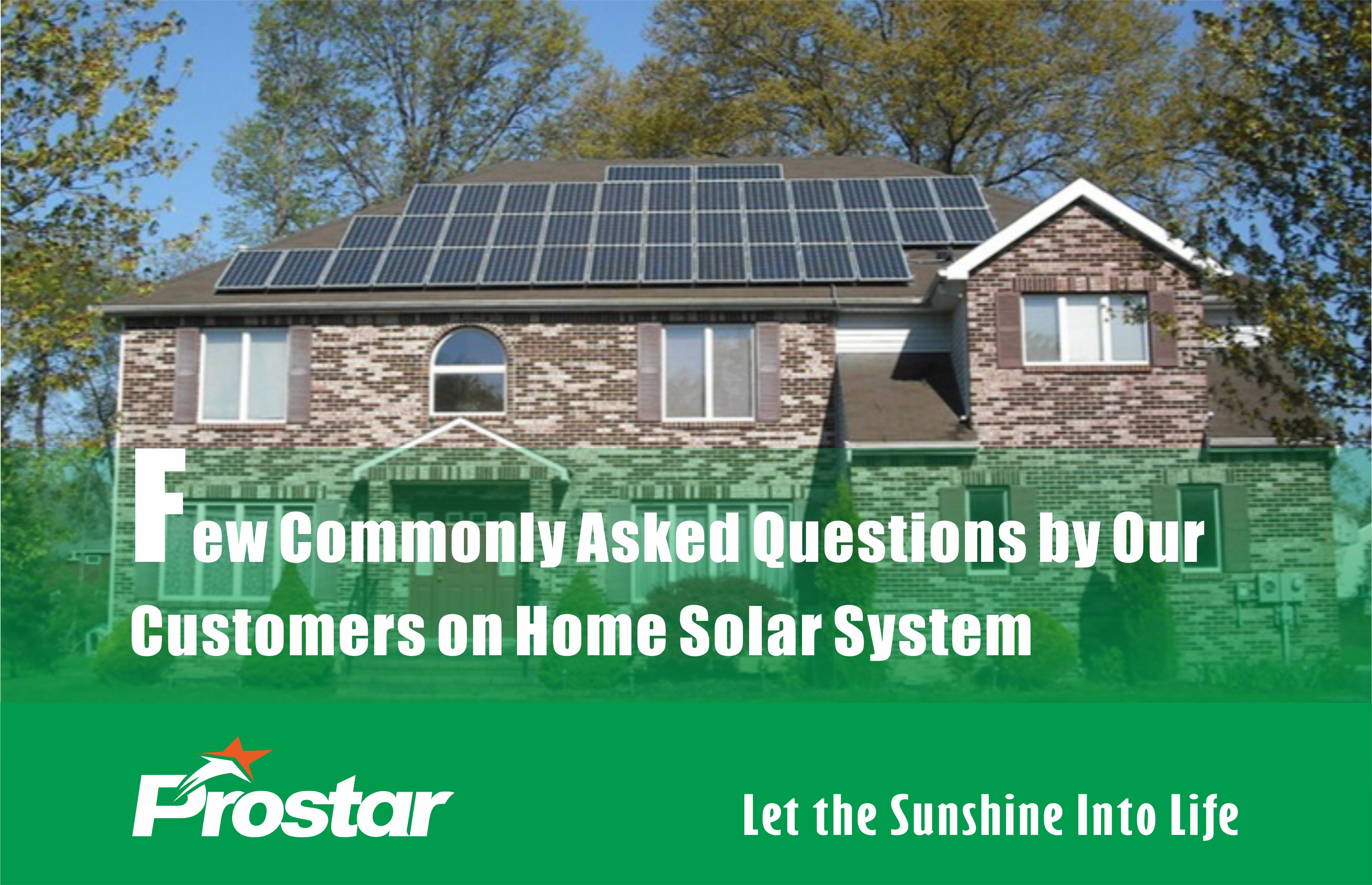 Few Commonly Asked Questions by Our Customers on Home Solar System