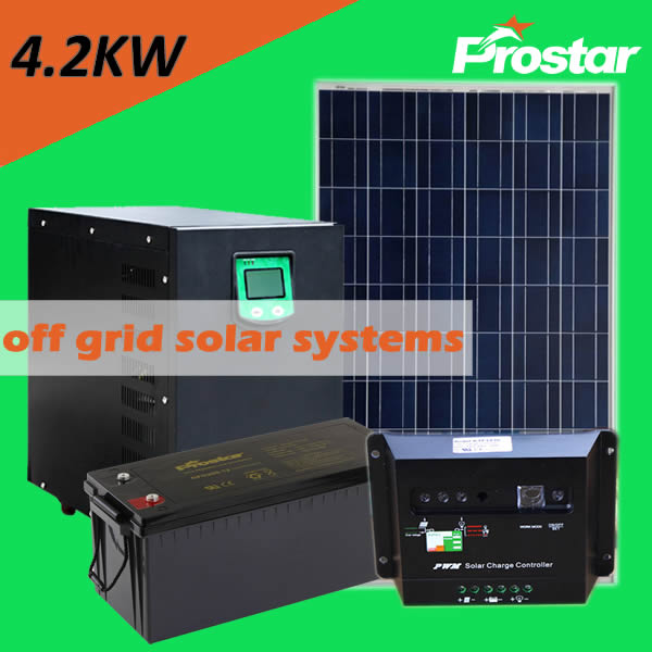 Prostar 4000w off grid solar system output for home refrigerator