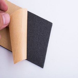 foam with adhesive with paper or film backing