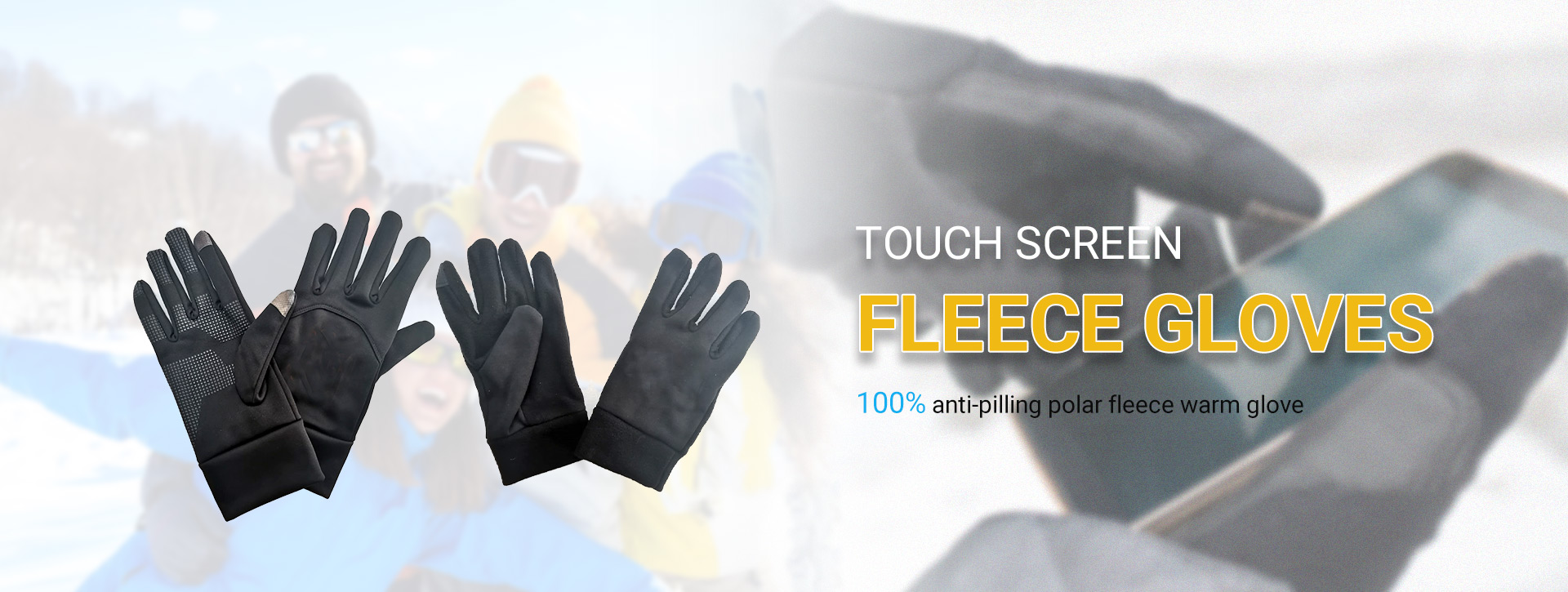 Touch Screen Fleece Glove