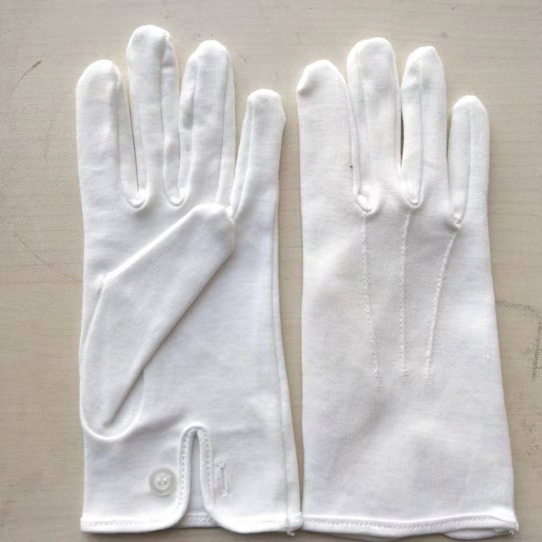 Cotton Mens Interlock Gloves With Elastic Cuf