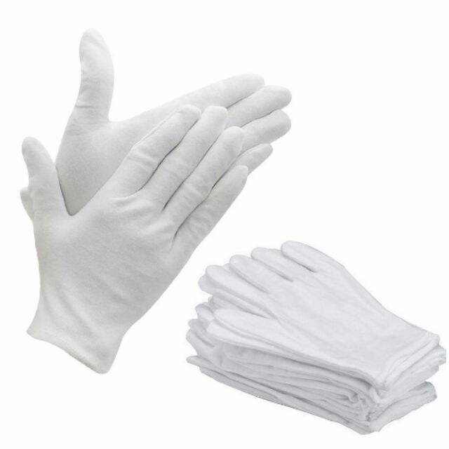 white cotton gloves for eczema