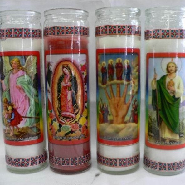 Factory Free sample Scented Candles Wholesale - High Quality Scented Soy Wax Religious Candle / Church Candle / Prayer Candle – Quanqi