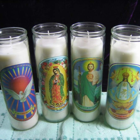 Factory Best Selling Paraffin Wax Votive Candle / Soy Wax 7 Day Candle / Church Candle