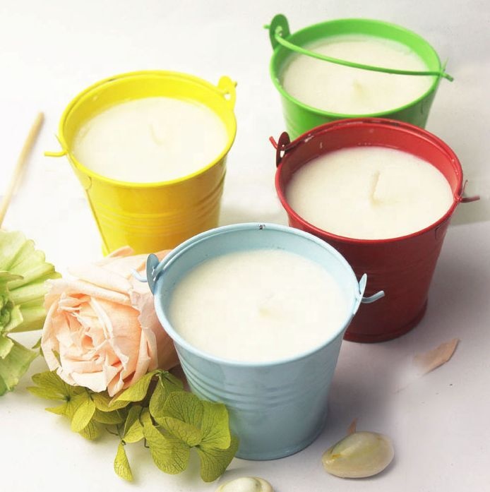 OEM/ODM Factory Soy Candles Diy Candle Making Kit - High Quality Natural Soy Wax Paraffin Wax Travel Mosquito Repellent Bucket Outdoor Citronella Candle – Quanqi detail pictures