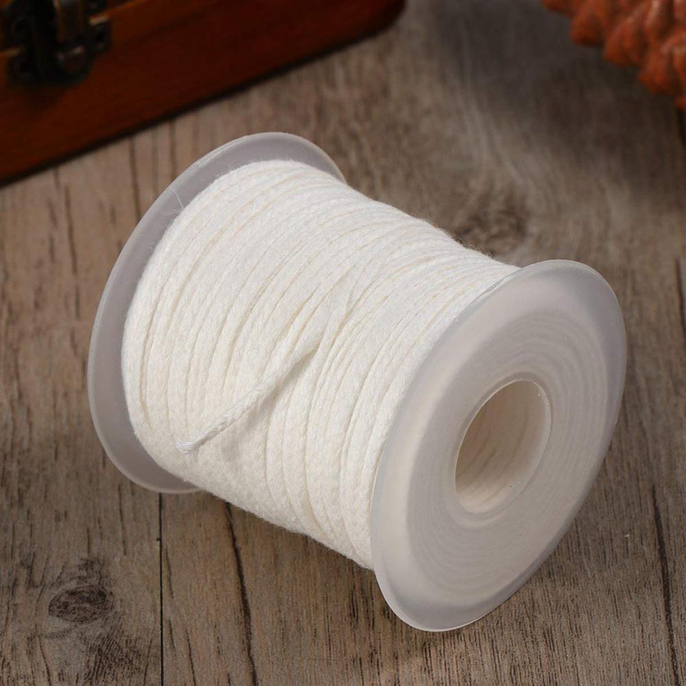 754 Ft 40 Ply Hot Amazon Product Braided Candle Wick Spool For Candle Making